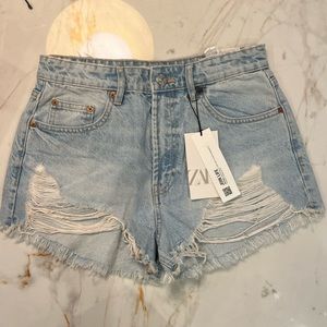 Zara denim shorts